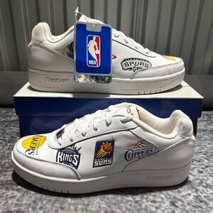 Vintage Reebok Downtime Low NBA Sneakers Western Conference Size 9 White DS